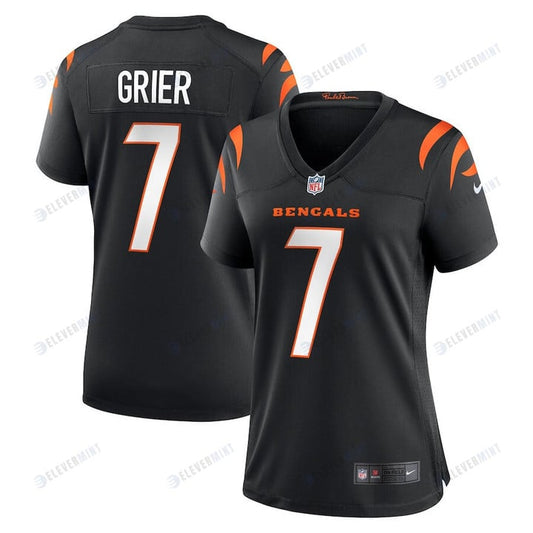 Will Grier 7 Cincinnati Bengals Women's Game Jersey - Black