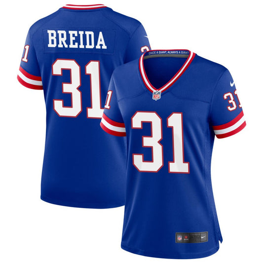 Matt Breida New York Giants Nike Women's Classic Game Jersey - Royal