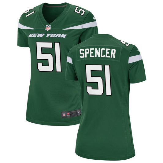 Marquiss Spencer New York Jets Nike Women's Game Jersey - Gotham Green