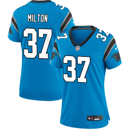 Mark Milton  Carolina Panthers Nike Women's Alternate Game Jersey - Blue