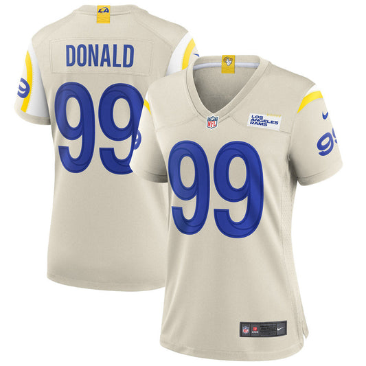 Women's Los Angeles Rams Aaron Donald Player Game Jersey Bone