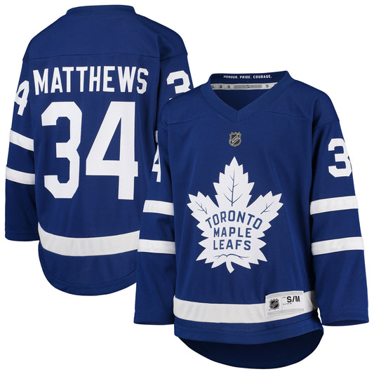 Auston Matthews Toronto Maple Leafs Youth Home Replica Player Jersey - Blue