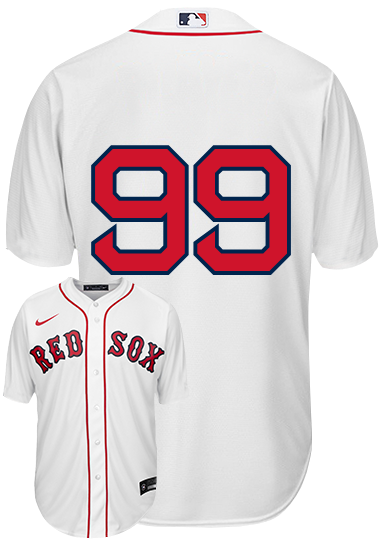 Alex Verdugo Youth No Name Jersey - Boston Red Sox Replica Number Only Kids Home Jersey