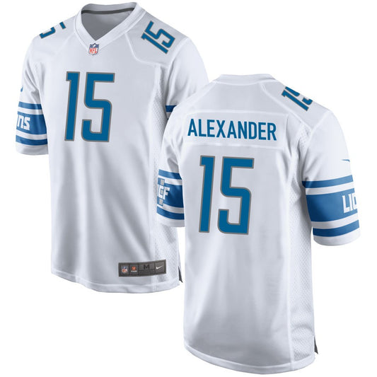 Maurice Alexander Detroit Lions Nike Game Jersey - White