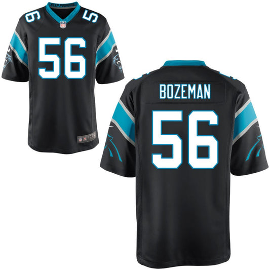 Bradley Bozeman Carolina Panthers Nike Youth Game Jersey - Black