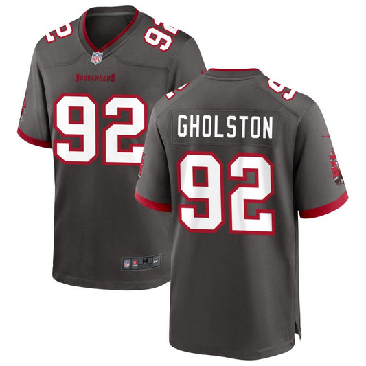 William Gholston Tampa Bay Buccaneers Nike Youth Alternate Game Jersey - Pewter