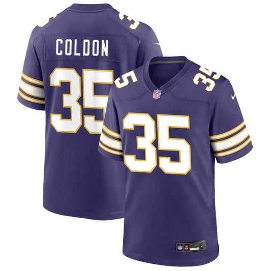 C.J. Coldon Minnesota Vikings Nike Classic Game Jersey - Purple