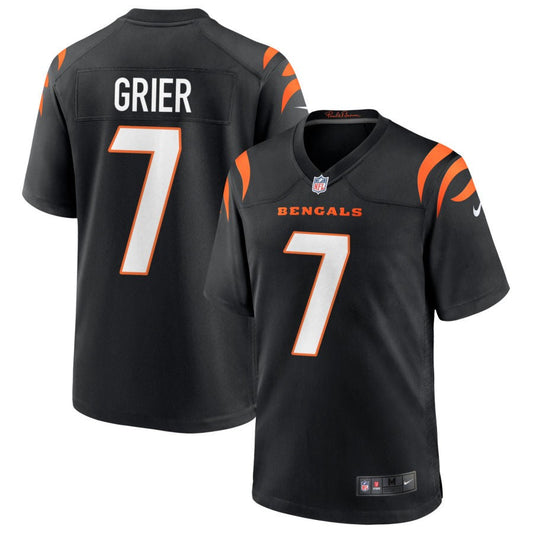 Will Grier Cincinnati Bengals Nike Game Jersey - Black