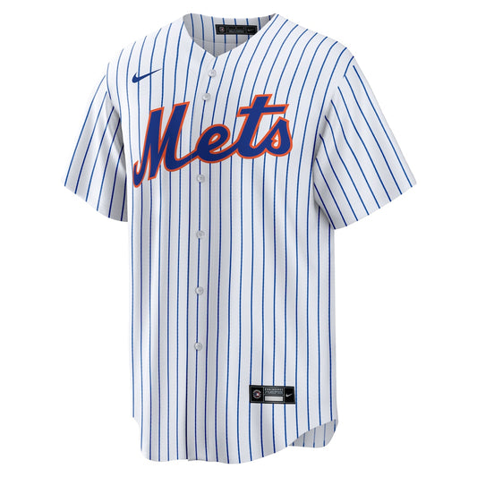 Men's  Nike Mets Home Replica Team Jersey - White