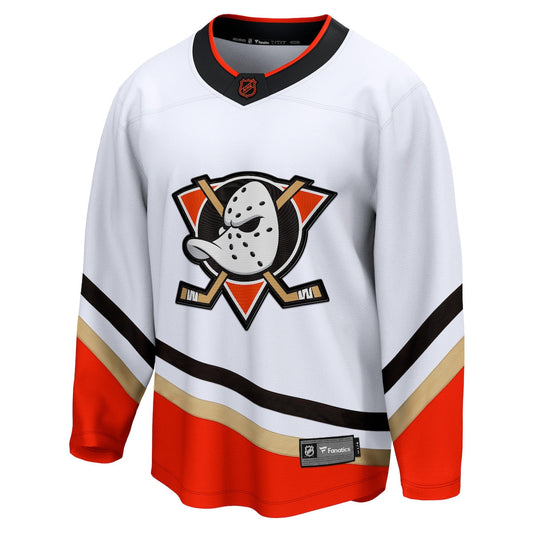 Men's  Fanatics Ducks Special Edition 2.0 Breakaway Blank Jersey - White