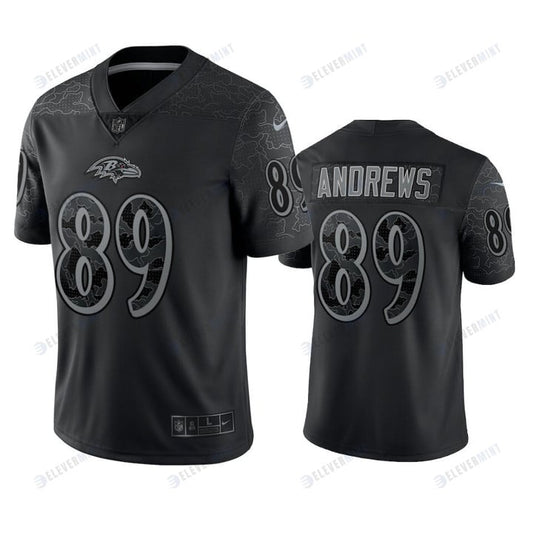 Mark Andrews 89 Baltimore Ravens Black Reflective Limited Jersey - Men