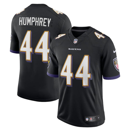 Men's Baltimore Ravens Marlon Humphrey Game Jersey - Black