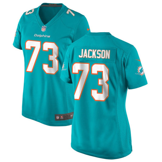 Austin Jackson Miami Dolphins Nike Women's Game Jersey - Aqua