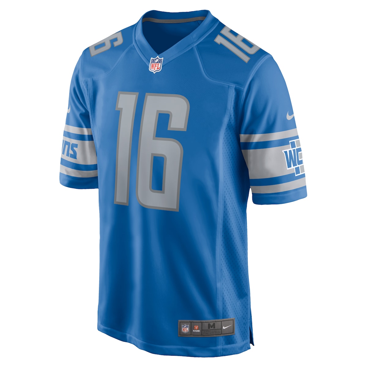 Men's Jared Goff Nike Lions Game Jersey - Blue