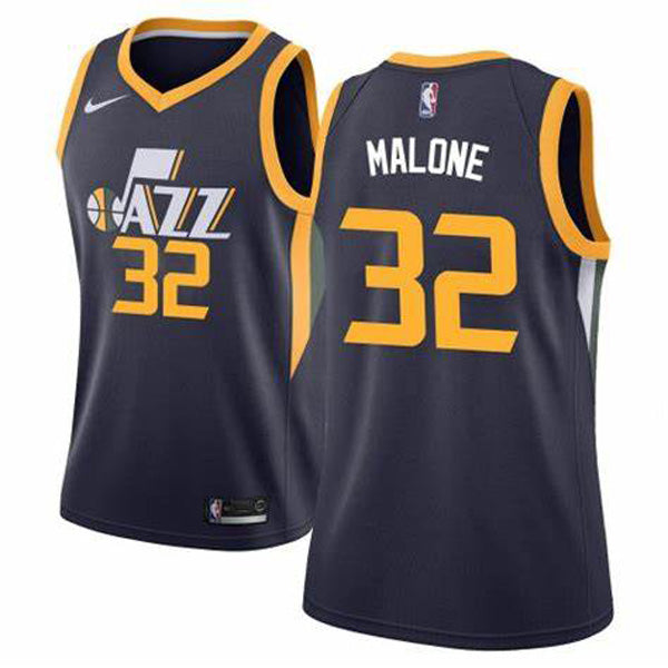 Women's Utah Jazz Karl Malone Statement Edition Jersey - Navy