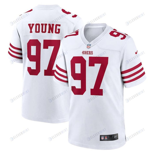 Bryant Young 97 San Francisco 49ers Retired Player Game Jersey - White