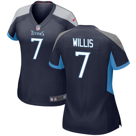 Malik Willis Tennessee Titans Nike Women's Game Jersey - Navy