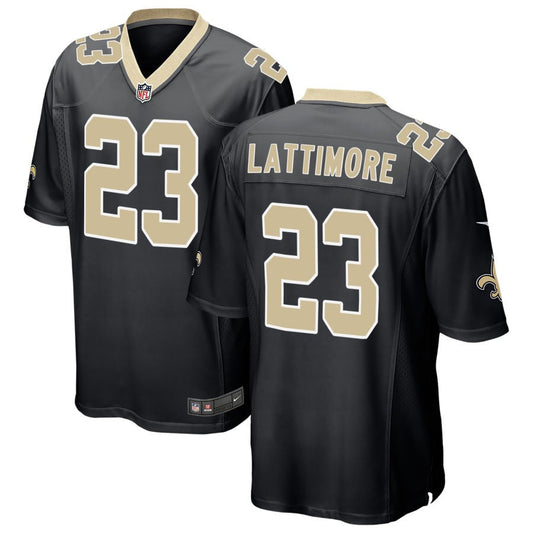 Marshon Lattimore New Orleans Saints Nike Game Jersey - Black