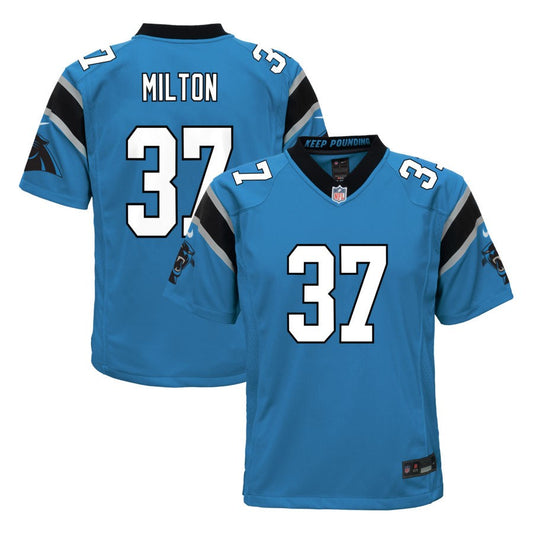 Mark Milton  Carolina Panthers Nike Youth Alternate Game Jersey - Blue