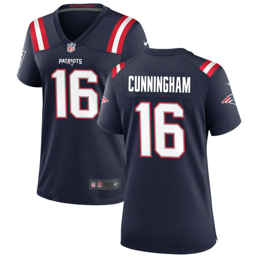 Malik Cunningham New England Patriots Nike Women's Game Jersey - Navy