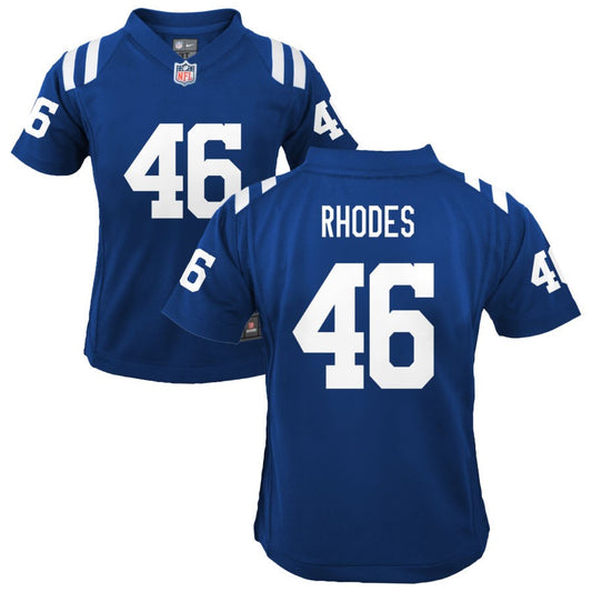 Luke Rhodes Nike Indianapolis Colts Youth Game Jersey - Royal