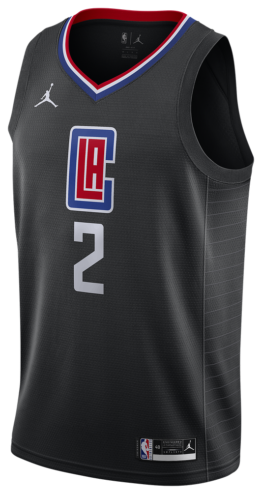 Men's Leonard Kawhi Jordan Statement Swingman Jersey - Black