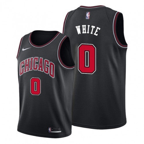 Men's Chicago Bulls Coby White Statement Jersey Black