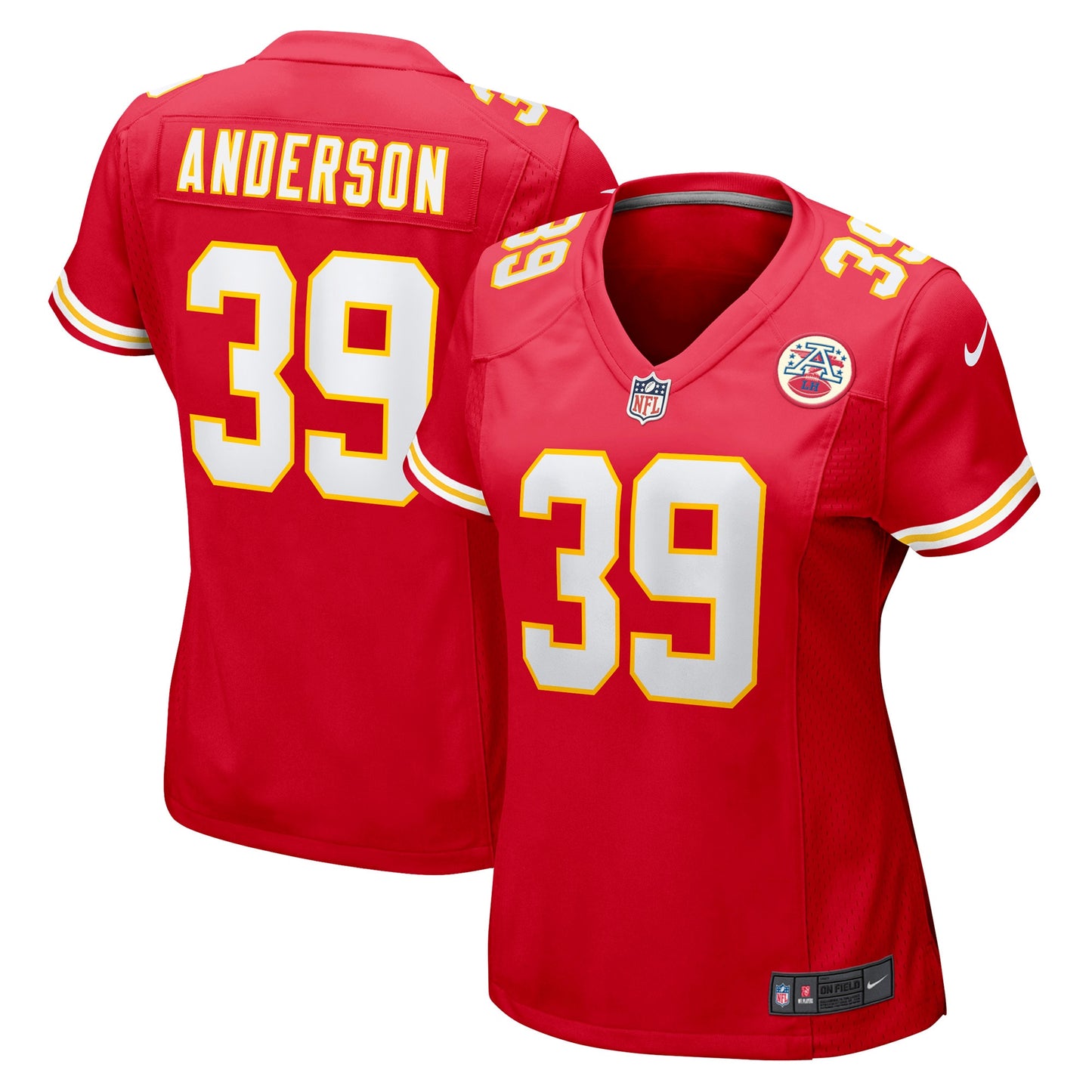 Zayne Anderson Kansas City Chiefs Nike Women's Player Game Jersey - Red