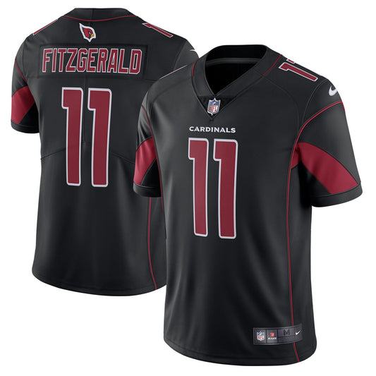 Men's Arizona Cardinals Larry Fitzgerald Black Vapor Rush Untouchable Limited Player Jersey