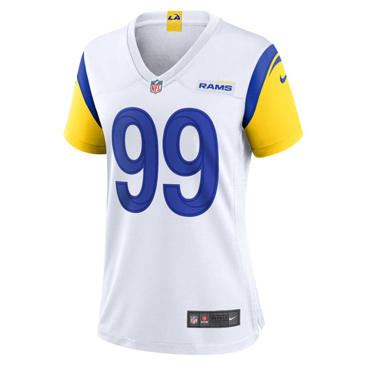 Women's Aaron Donald Nike Rams Bone Game Jersey - White