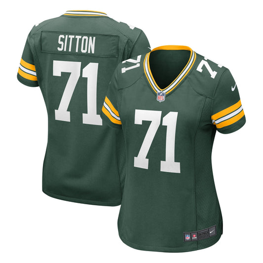 Women's Nike Josh Sitton Green Green Bay Packers Retired Game Jersey