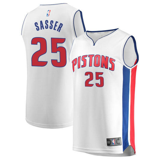 Marcus Sasser  Detroit Pistons Fanatics Branded Youth Fast Break Replica Jersey - Association Edition - White