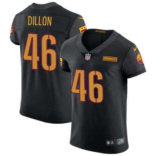 Brandon Dillon Washington Commanders Nike Vapor Untouchable Elite Alternate Jersey - Black