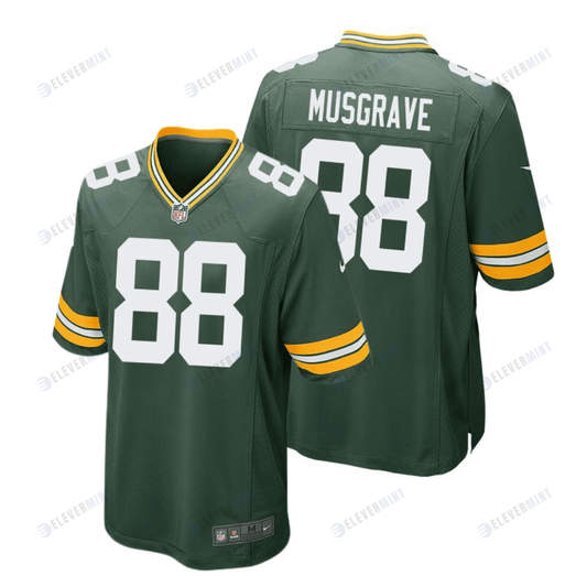 Luke Musgrave 88 Green Bay Packers YOUTH Home Game Jersey - Green