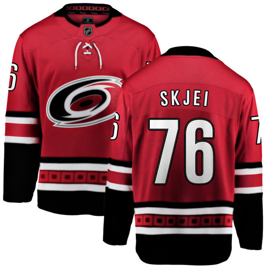 Brady Skjei Carolina Hurricanes Fanatics Branded Home Breakaway Jersey - Red