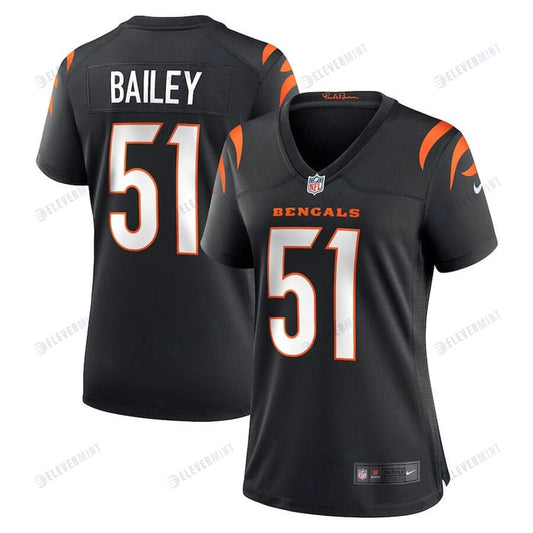 Markus Bailey 51 Cincinnati Bengals Women's Game Jersey - Black