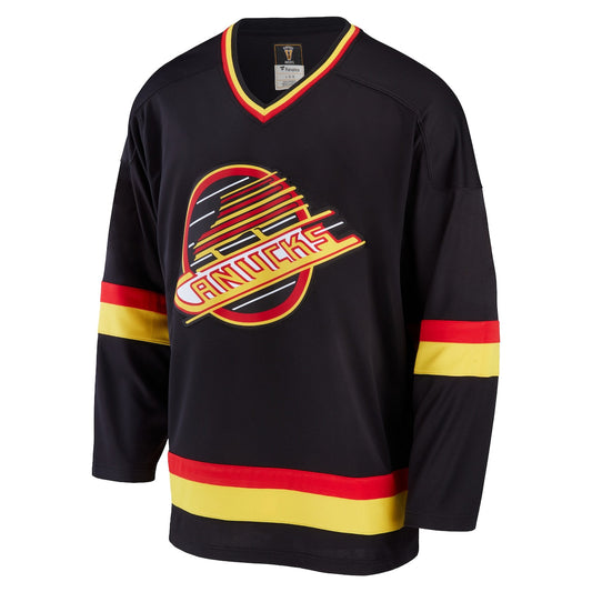 Men's  Fanatics Canucks Premier Breakaway Heritage Jersey - Black