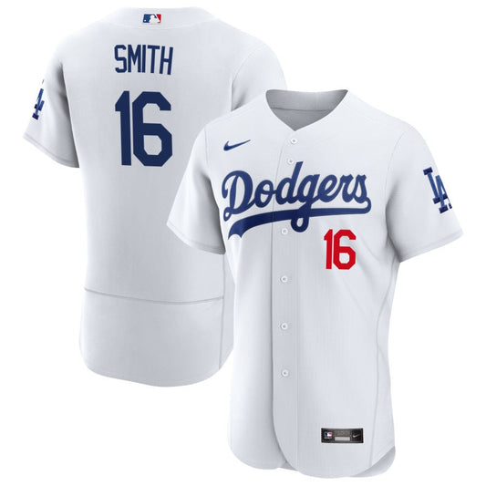 Will Smith Los Angeles Dodgers Nike Home Authentic Patch Jersey - White