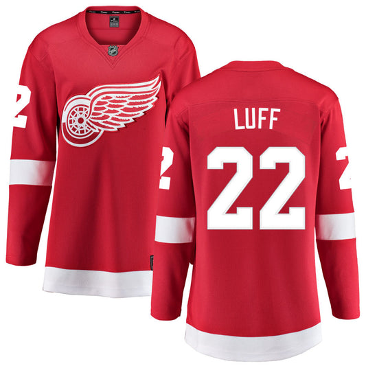 Matt Luff Detroit Red Wings Fanatics Branded Women's Home Breakaway Jersey - Red