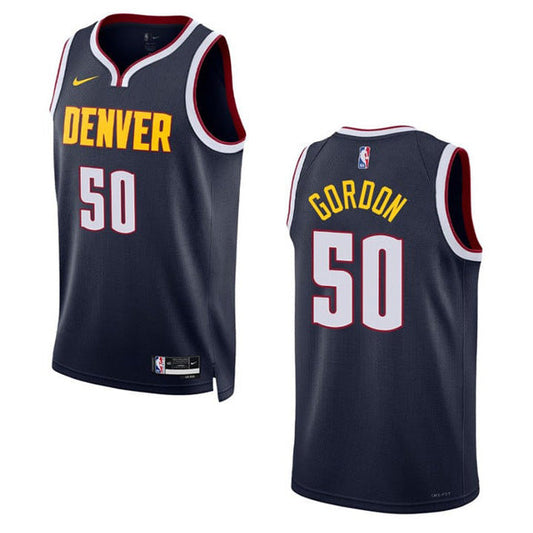 Men's Denver Nuggets Aaron Gordon Icon Edition Jersey - Navy