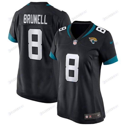 Mark Brunell 8 Jacksonville Jaguars Women Game Retired Jersey - Black