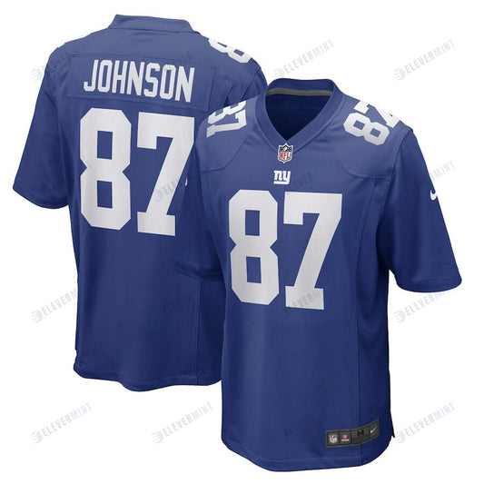 Marcus Johnson New York Giants Game Player Jersey - Royal