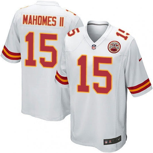 Men's Kansas City Chiefs Patrick Mahomes II Game Jersey White