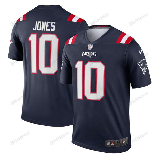 Mac Jones 10 New England Patriots Men Legend Jersey - Navy