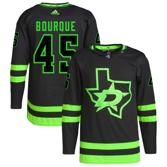 Mavrik Bourque Dallas Stars adidas Alternate Primegreen Authentic Pro Jersey - Black