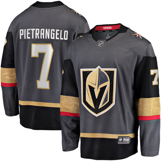 Alex Pietrangelo Vegas Golden Knights Fanatics Branded Alternate Premier Breakaway Player Jersey - Gray