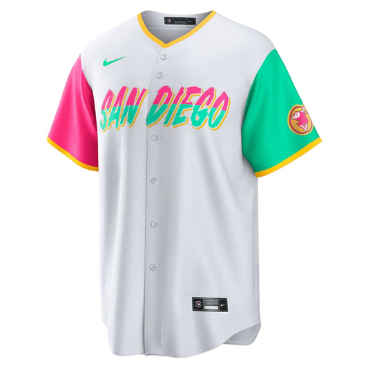 Men's  Nike Padres 2022 City Connect Replica Team Jersey - White