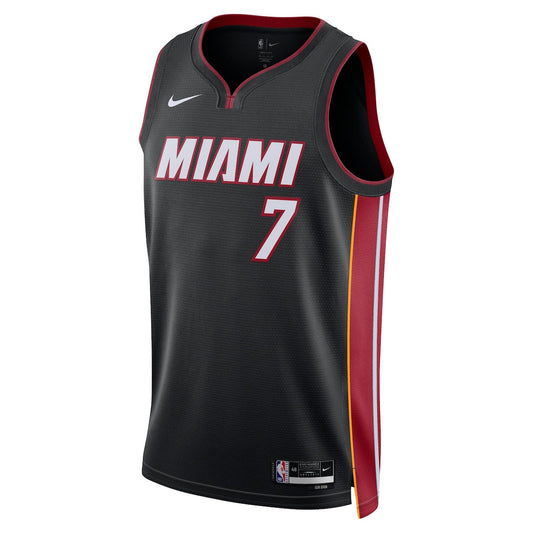 Men's Kyle Lowry Nike Heat 2022/23 Swingman Jersey Association Edition - Black