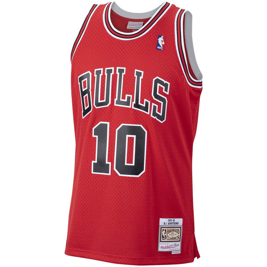 Men's B.J. Armstrong Mitchell & Ness Bulls 2001/02 Hardwood Classics Swingman Jersey - Red