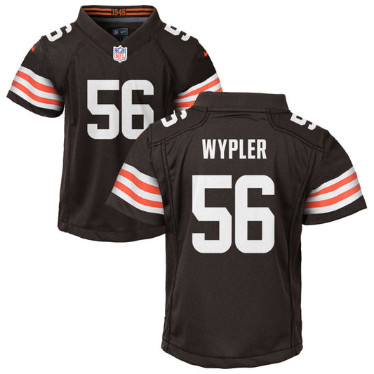 Luke Wypler Nike Cleveland Browns Youth Game Jersey - Brown